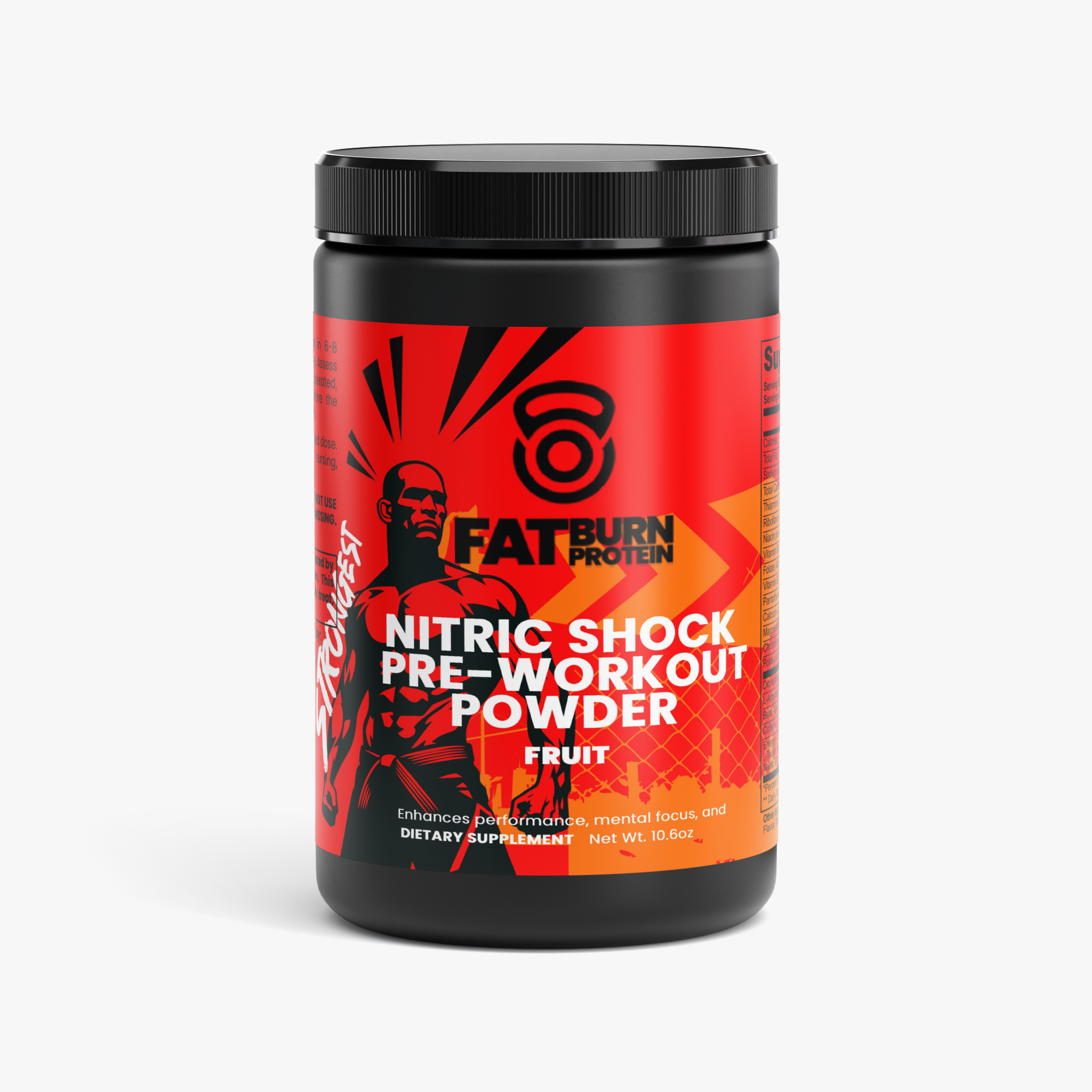 Nitric Shock Pre-Workout Powder (Fruit Punch)